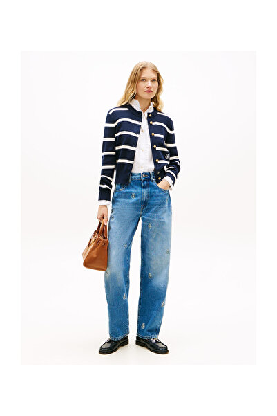 Tommy Hilfiger WW0WW49617 0X1 XL CO FULL NEEDLE C-NK CARDI