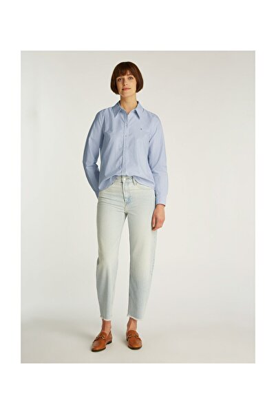 Tommy Hilfiger WW0WW46111 0A9 34 Πουκάμισο Οξφόρδης με χαλαρή εφαρμογή