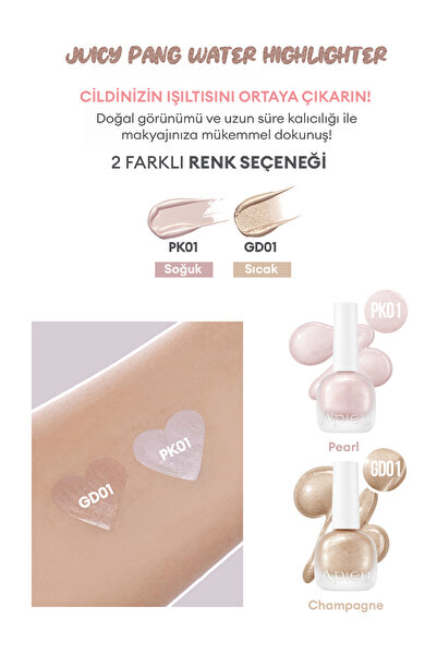 Missha Ciltle Bütünleşen Kalıcı Likit Aydınlatıcı Juicy-Pang Water Highlighter (PK01)