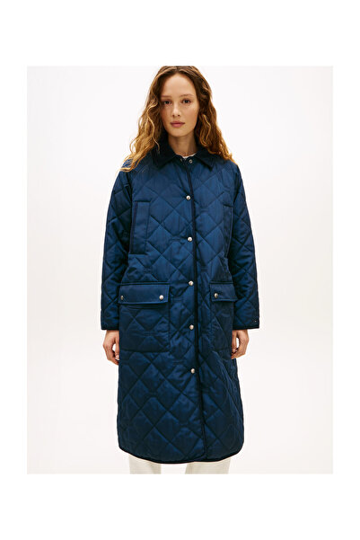 Tommy Hilfiger Επενδυμένο καπιτονέ παλτό με σημαία