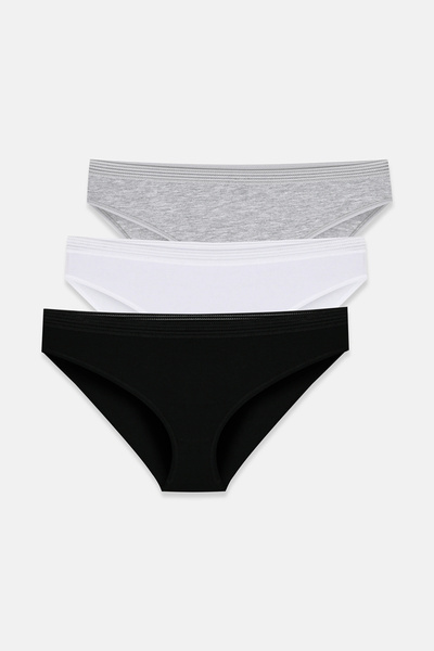 SUWEN Σετ 3 τεμαχίων βαμβακερά εσώρουχα δαντέλας