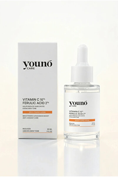 YOUNO CARE %10 C Vitamini Serum 3'lü Vitamin C Kompleksi 30 ml | Ferulic Acid...