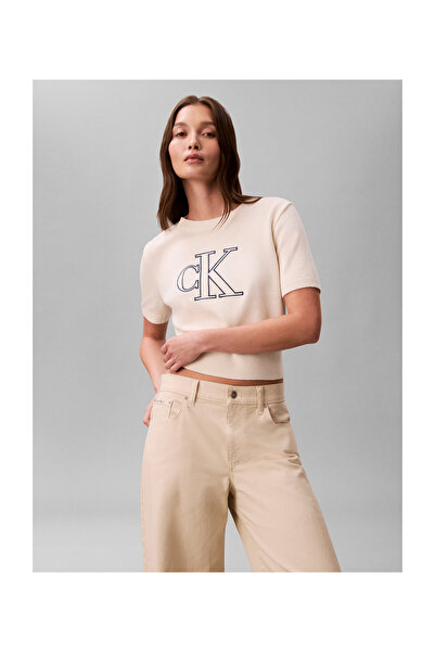 Calvin Klein Jeans LV047F356G YAS M LOGO SS TOP