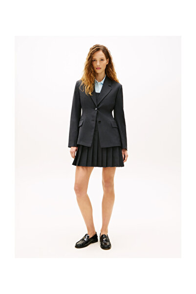 Tommy Hilfiger WW0WW49010 0IM 32 Καρό σακάκι από μείγμα μαλλιού με τονισμένη ...