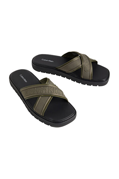 Calvin Klein HM0HM02101 0H9 40 SQ MOLDED SANDAL XCROSS WB