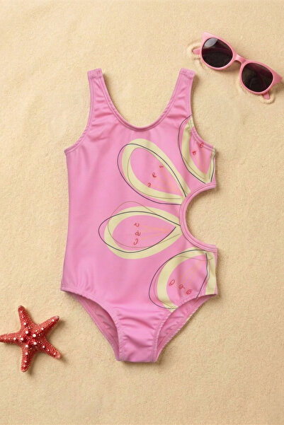 Minipodyum Μαγιό για κορίτσια με λουλούδια