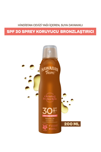 Hawaiian Tropic Λάδι καρύδας και μάνγκο Bruma Spf30 Spray Hawaiian Tropic 180 ml