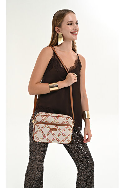 Pierre Cardin Γυναικεία τσάντα χιαστί Taba 05PO26Y2526