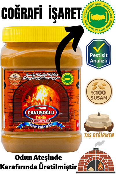 Bozkırlı Çavuşoğlu Odun Ateşinde Kepekli Bozkır Tahini Karafırın Tahin 930gr