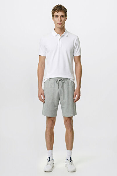 AC&Co / Altınyıldız Classics Ανδρικό ΣΚΟΥΡΟ ΓΚΡΙ ΜΕΛΑΝΖΕ Βαμβακερό Άνετο Αναπ...