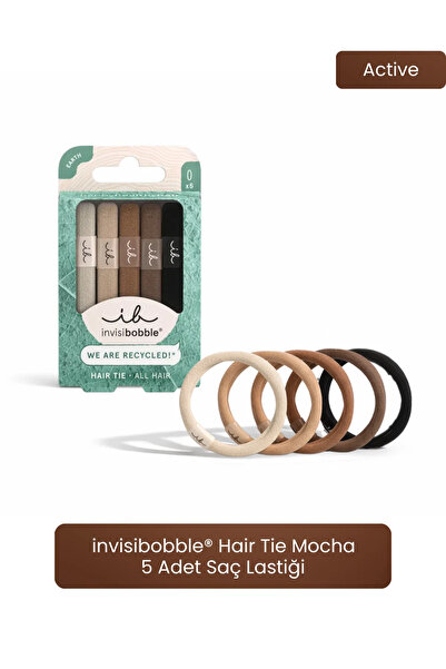 INVISIBOBBLE Hair Tie Mocha Saç Tokası 5 Adet