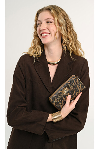 Pierre Cardin Καφέ Γυναικείο Πορτοφόλι 06PO25Y1428