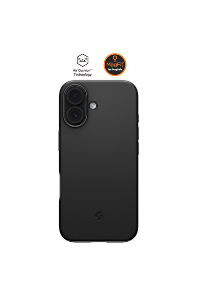 Spigen iPhone 17 ince MagSafe Kılıf Thin Fit MagFit Black Kapak - ACS09969