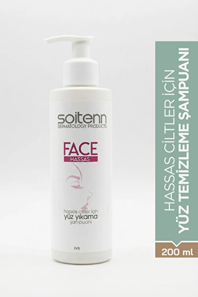 SOİTENN Hassas Cilt Yüz Temizleme Şampuanı Arbutin Hyalüronik Asit Salisilik ...
