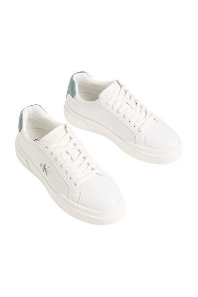 Calvin Klein YW0YW01947 05X 36 Ογκώδης Σόλα Τύπου Cupsole Δετό Δερμάτινο Γυνα...