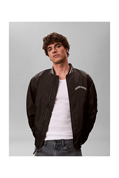 Calvin Klein Jeans LV04RF510G UB1 S LS ΑΓΕΜΕΝΟ ΓΡΑΦΙΚΟ ΜΕ ΝΑΙΛΟΝ ΕΠΙΚΑΛΥΜΜΕΝΗ Μ