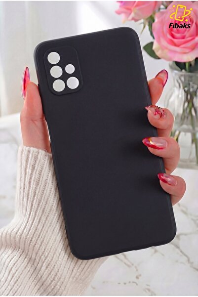 Fibaks Galaxy A51 Kılıf Kamera Çıkıntılı Içi Kadife Lansman Yumuşak Dokulu Si...