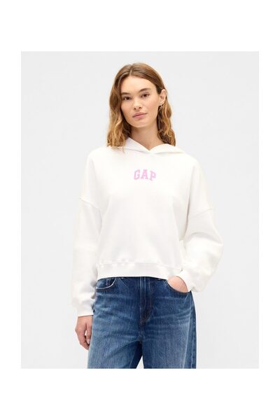 GAP Φούτερ Γυναικείο Μέγεθος XL ΝΕΟ Χρώμα Εκρού 52% Βαμβάκι ΗΠΑ, 25% Βαμβάκι ...