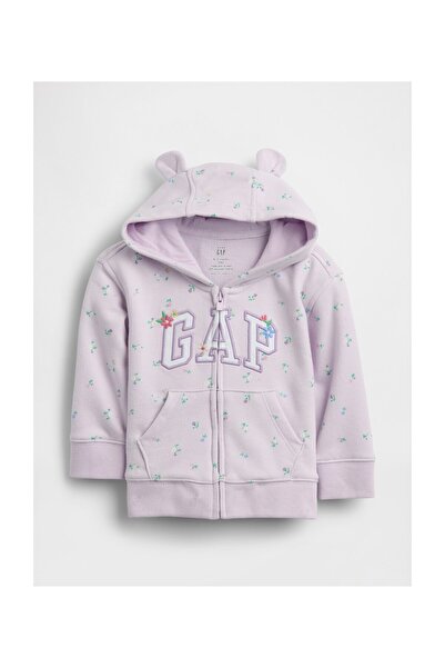 GAP Φούτερ ΒΡΕΦΙΚΟ Μέγεθος 12-18Μ Χρώμα Απαλό Λιλά 52% Βαμβάκι ΗΠΑ, 25% Βαμβά...