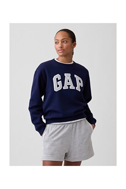GAP Φούτερ Γυναικείο, Ναυτικό μπλε, 52% Βαμβάκι, 25% Βαμβάκι (BCI), 23% Ανακυ...