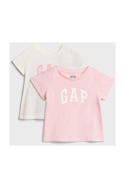 GAP Μπλουζάκι Κοριτσίστικο Νηπιακό 5 ετών, Ανοιχτό Ροζ, 100% Βαμβάκι