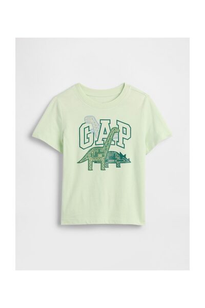 GAP Μπλουζάκι Αγόρι Νήπιο 5 ετών Πράσινο 100% Βαμβάκι