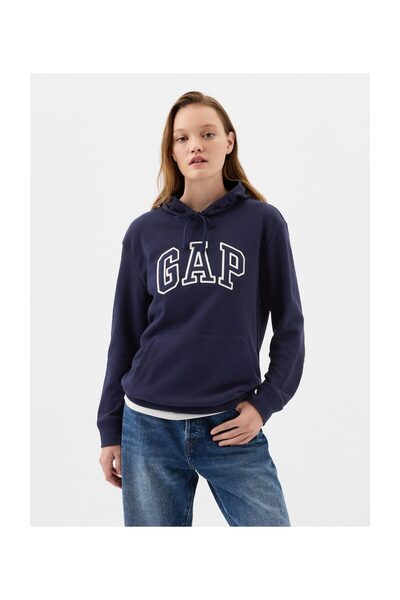 GAP Φούτερ Γυναικείο Μέγεθος XL Ναυτικό Μπλε 77% Βαμβάκι 23% Πολυεστέρας
