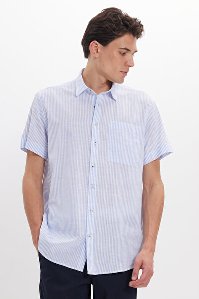 Tudors Ανδρικό πουκάμισο με κανονική εφαρμογή και κλασική γραμμή oversized 10...