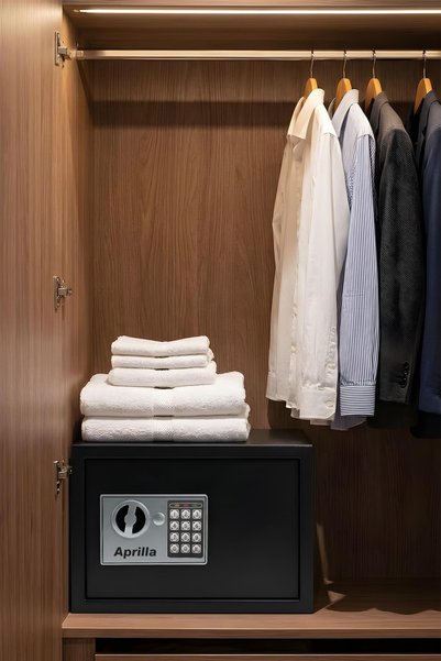 Aprilla ASB-8805 Elektronik Para Kasası | Şifreli & Anahtarlı & 16 L Kapasite