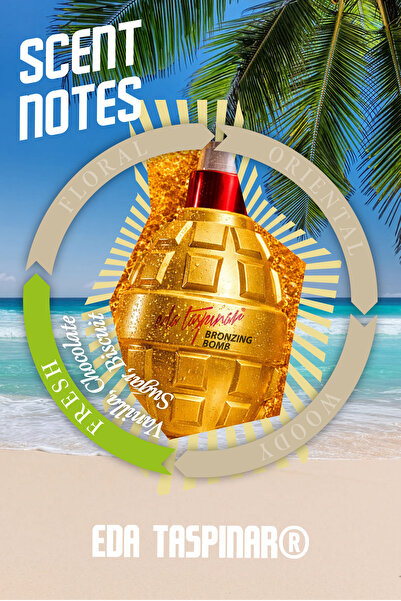 Eda Taşpınar Bronzing Bomb Bronzlaştırıcı Güneş Yağ – Yoğun Bronzluk & Buğday/Koyu Tenler 200 ml