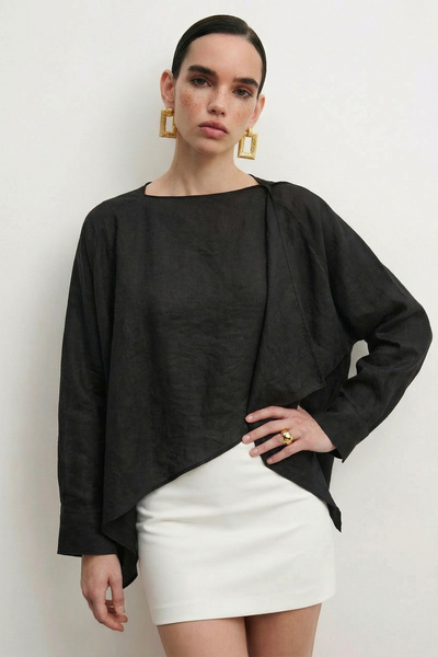 Συλλογή Trendyol Μαύρη Μπλούζα TWOSS26BZ00653