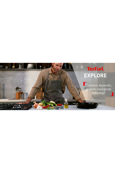 TEFAL Explore Fusion Core 9X 3'lü Tava Seti - 20/24/28 Cm