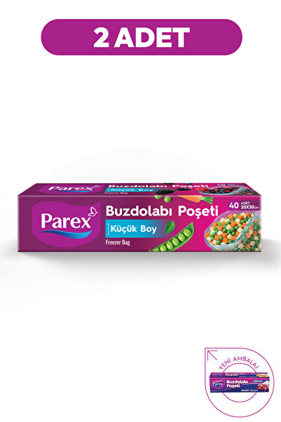 Parex 40 Pack Refrigerator Bags Small Size 20 X 30 cm Double Pack
