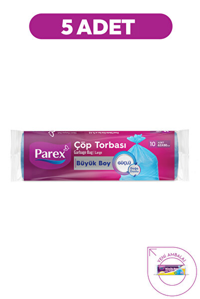Parex Ισχυρή Σακούλα Απορριμμάτων Μεγάλου Μεγέθους 5 Τεμαχίων