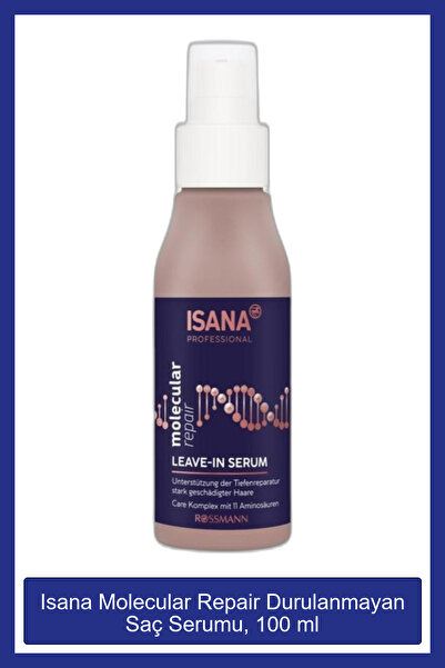 Isana Professional Molecular Repair Durulanmayan Saç Serumu, 100 ml