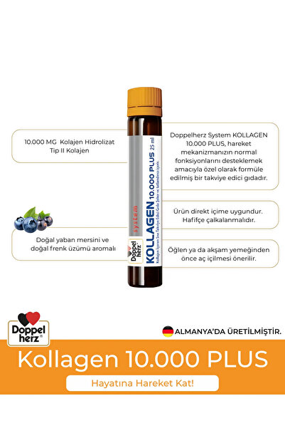 doppel herz System Kollagen 10.000 Plus 30 X 25 ml Flakon