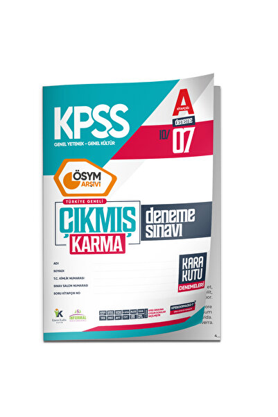 İnformal Yayınları 2026 KPSS ÖSYM Arşivi Çıkmış Soru Karma Genel Yetenek Gene...