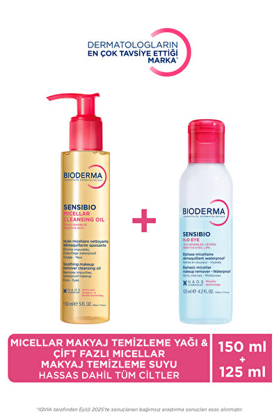 Bioderma Çift Fazlı Göz, Dudak, Kirpik Micellar Makyaj Temizleyici & Makyaj T...