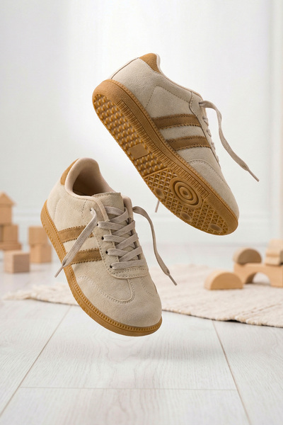 DARK SEER DS ChaCha Kids Παιδικά Αθλητικά Παπούτσια Σουέντ Μπεζ