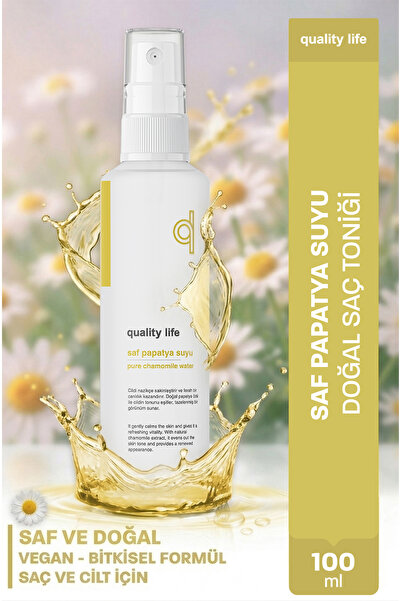 Quality Life Doğal Papatya Suyu Saç Açıcı Sprey Saç Renk Açıcı Saf Saç Toniği...