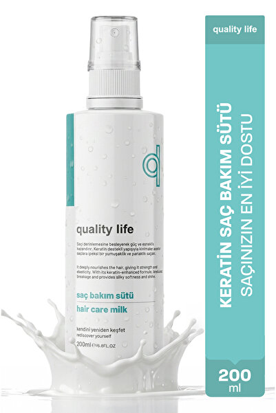 Quality Life Milk Keratin Saç Bakım Sütü Sprey Keratin Milk Besleyici Kolay S...