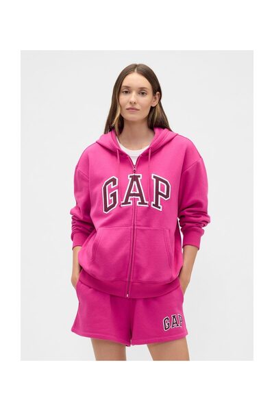 GAP Φούτερ Γυναικείο Μέγεθος M Φωτεινό Φούξια χρώμα Tbd