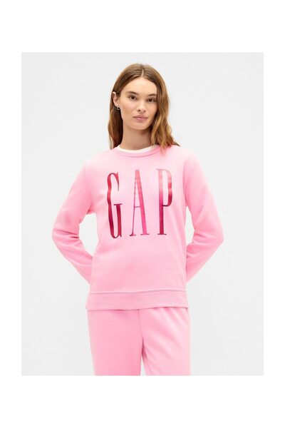 GAP Φούτερ Γυναικείο Μέγεθος XL Ροζ 58% Βαμβάκι