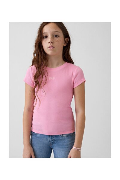 GAP Μπλουζάκι Κοριτσίστικο Μέγεθος M Παριζιάνικο Ροζ 100% Βαμβάκι Καλύτερο Βα...