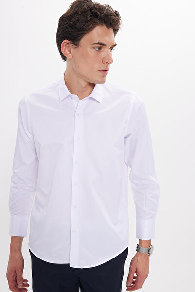 Tudors Slim Fit dlouhý rukáv Snadné žehlení Absorbující pot Prodyšná textura ...