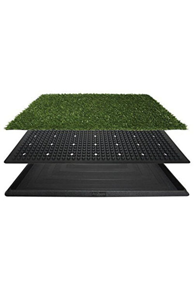 PetZoom Pet Park Köpek Tuvalet Eğitim Parkı Büyük, 64cm X 51cm X 3.8cm Pet Park
