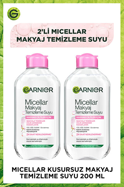 Garnier Micellar Kusursuz Makyaj Temizleme Suyu 200ML 2'li Set