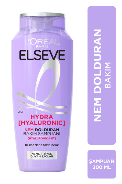 ELSEVE Hydra [hyaluronic] Nem Dolduran Şampuan 300 Ml 3'lü Set
