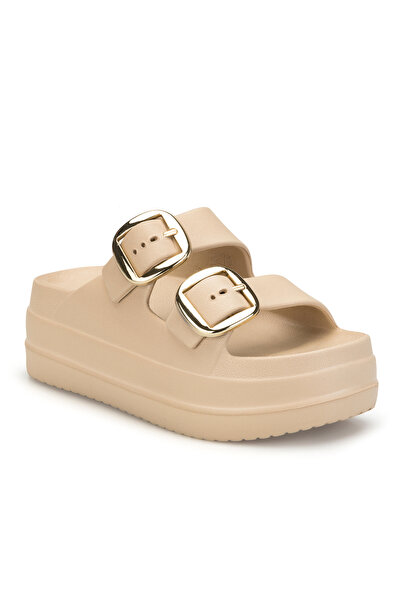 DARK SEER DS Monapi.Yakut Cappucino Orthopedic EVA Γυναικεία Σανδάλια με Πόρπη