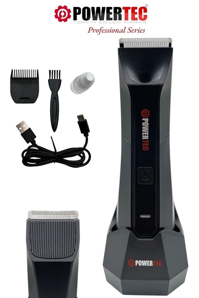 POWERTEC TR-660 Islak-Kuru Vücut Tıraş Makinesi